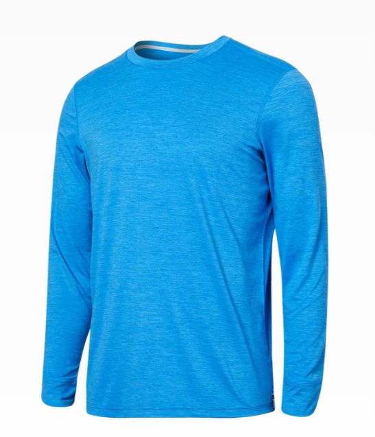 SAXX Droptemp Crew - Racer Blue Heather - Gabrielle's Biloxi