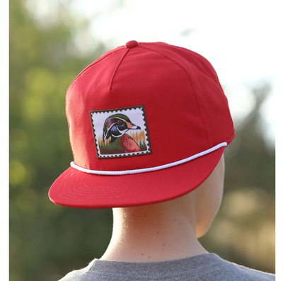 Burlebo Youth Red Duck Stamp Hat - Gabrielle's Biloxi