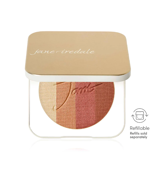 Jane Iredale Refillable Compact - Gold - Gabrielle's Biloxi