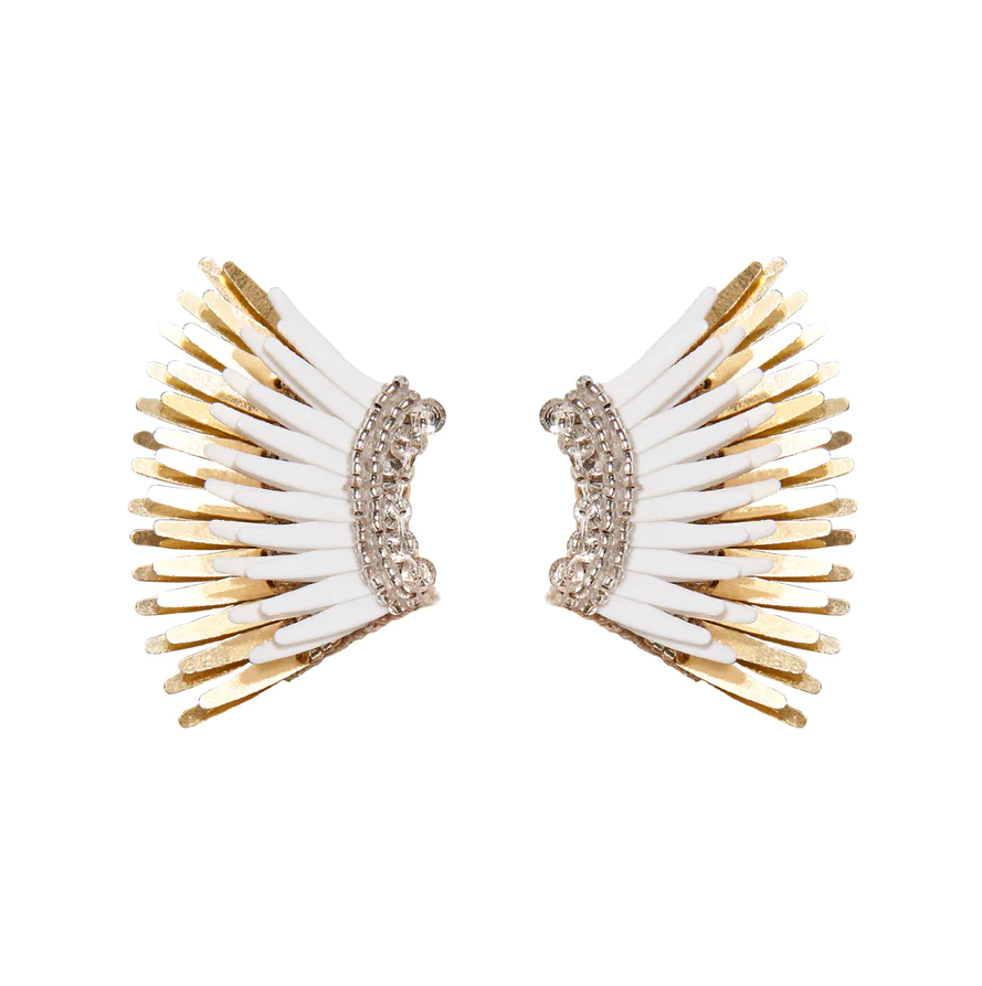 Mignonne Gavigan Mini Madeline Earrings - White Gold - Gabrielle's Biloxi