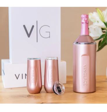 Champagne Gift Set - Rose Gold - Gabrielle's Biloxi