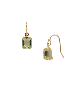 Sorrelli Octavia Dangle Earrings Bright Gold Sage Green - Gabrielle's Biloxi