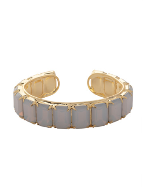 Sorrelli Julianna Emerald Cut Cuff Bracelet - Sage Green - Gabrielle's Biloxi