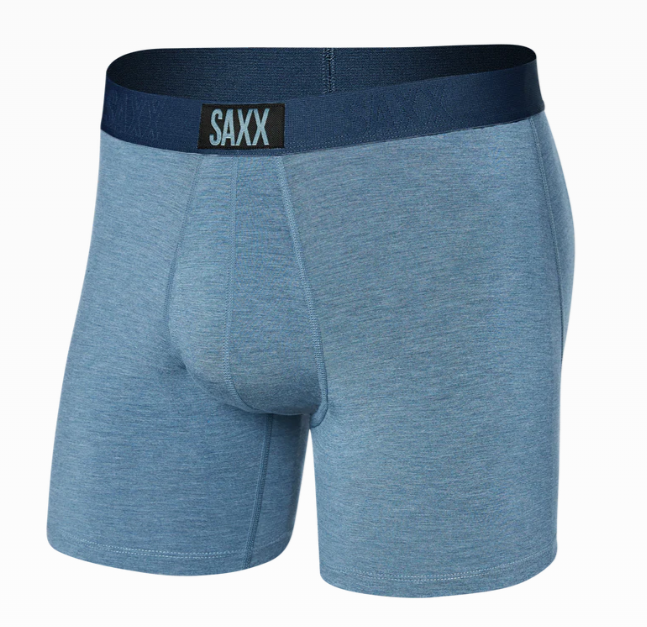 SAXX Ultra Super Soft Boxer Brief - Stone Blue Heather - Gabrielle's Biloxi