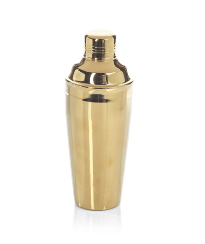 Stainless Steel Gold Cocktail Shaker - Gabrielle's Biloxi