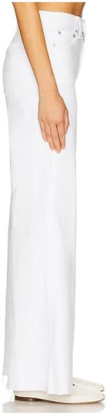 Pistola Izzy Mid Rise Wide Leg - Vivid White - Gabrielle's Biloxi