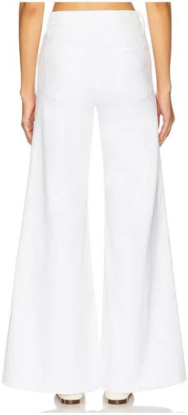 Pistola Izzy Mid Rise Wide Leg - Vivid White - Gabrielle's Biloxi
