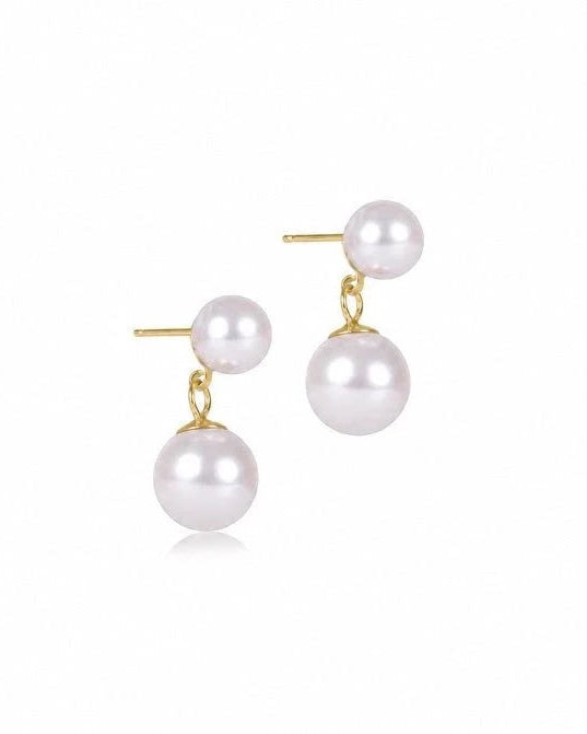 Enewton Classic Pearl 8mm Ball Drop Stud - Pearl