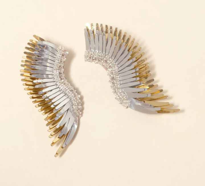 Mignonne Gavigan Midi Madeline Earrings - Silver Gold - Gabrielle's Biloxi