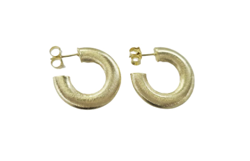 Shelia Fajl Irene Hoops - Brushed Gold, Small - Gabrielle's Biloxi