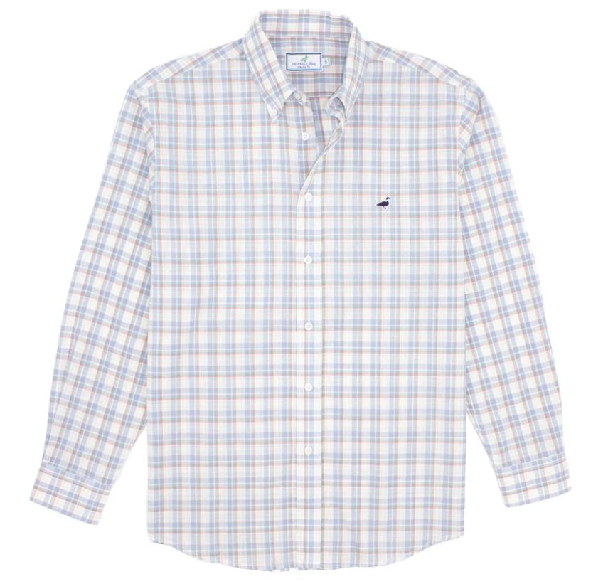 Properly Tied Seasonal Sportshirt - Prairie Sky - Gabrielle's Biloxi