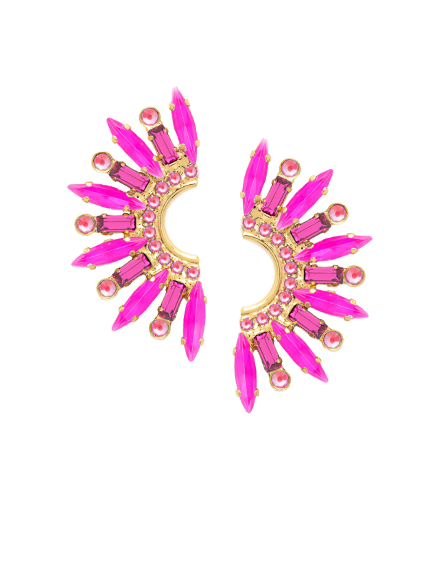 Sorrelli Esmeray Statement Earring - Electric Pink - Gabrielle's Biloxi
