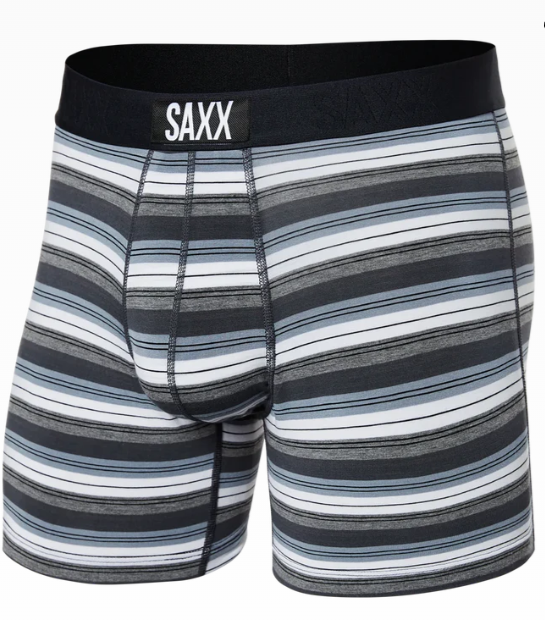 Saxx Vibe Super Soft BB - Freehand Stripe Grey - Gabrielle's Biloxi