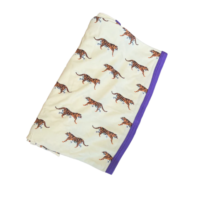 Purple Tiger - Swaddle - Gabrielle's Biloxi