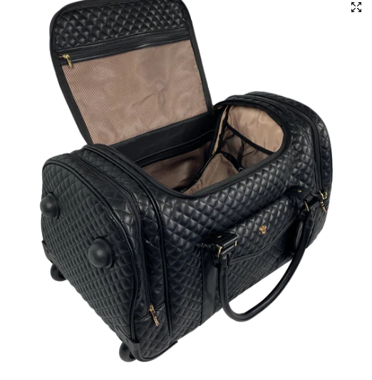 Pursen VIP Duffel Rolling Bag - Black - Gabrielle's Biloxi
