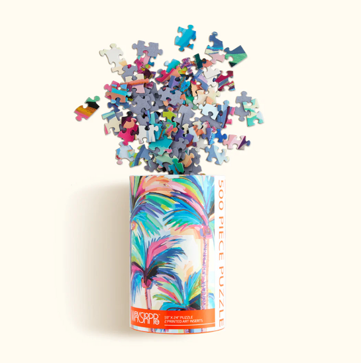 Palm Study - 500 Piece Jigsaw Puzzle - Gabrielle's Biloxi