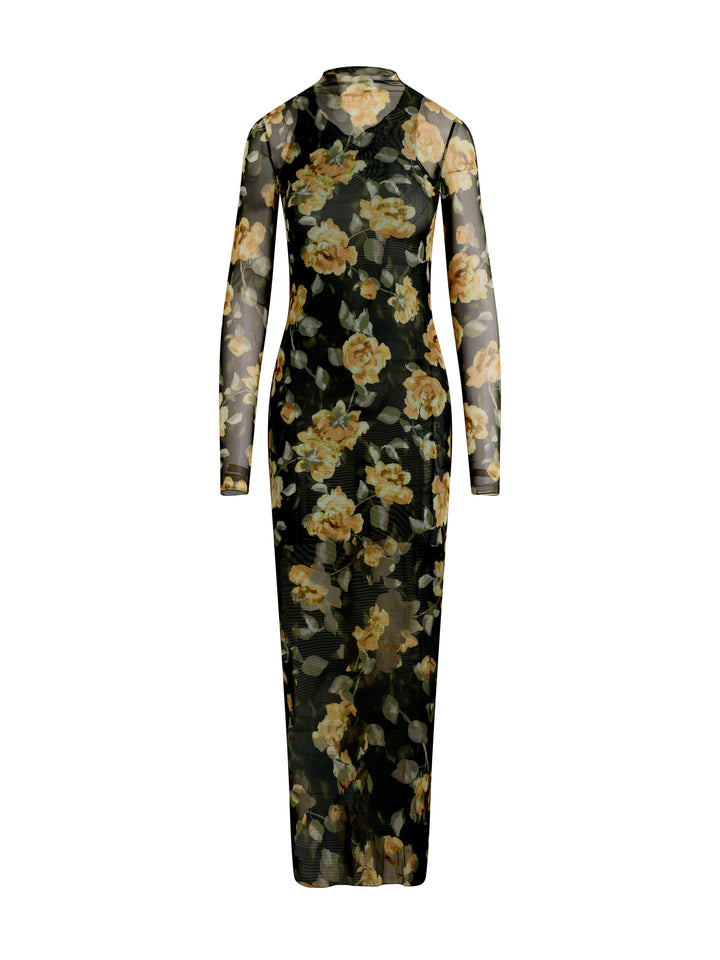 Favorite Daughter The Sheer Fantasy Dress - Golden Flowerbed - Gabrielle's Biloxi