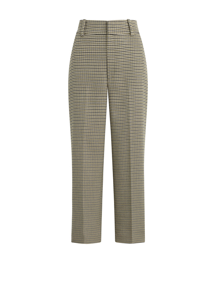 Favorite Daughter Cropped Fiona Pant - Chesire Houndstooth - Gabrielle's Biloxi