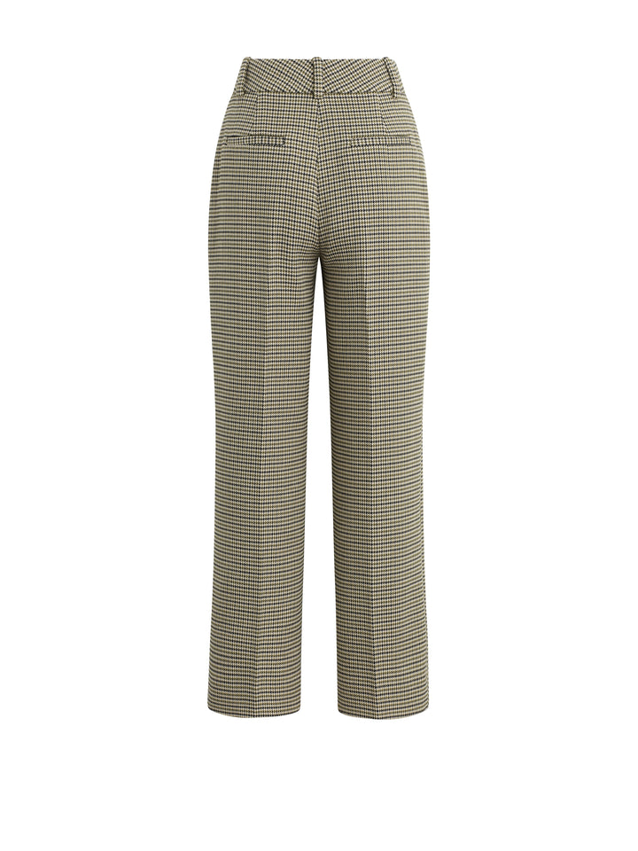 Favorite Daughter Cropped Fiona Pant - Chesire Houndstooth - Gabrielle's Biloxi