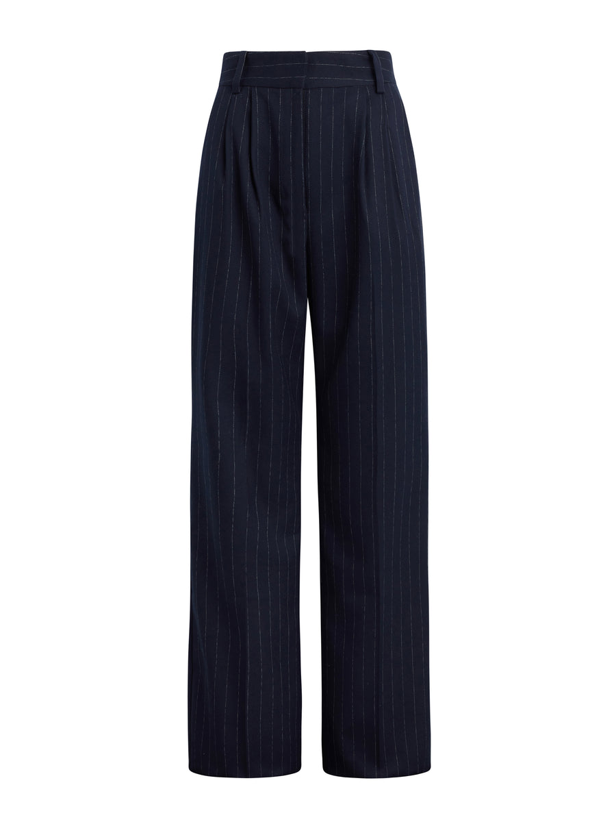 Favorite Daughter The Favorite Daughter Pant Petite - Navy Pinstripe - Gabrielle's Biloxi