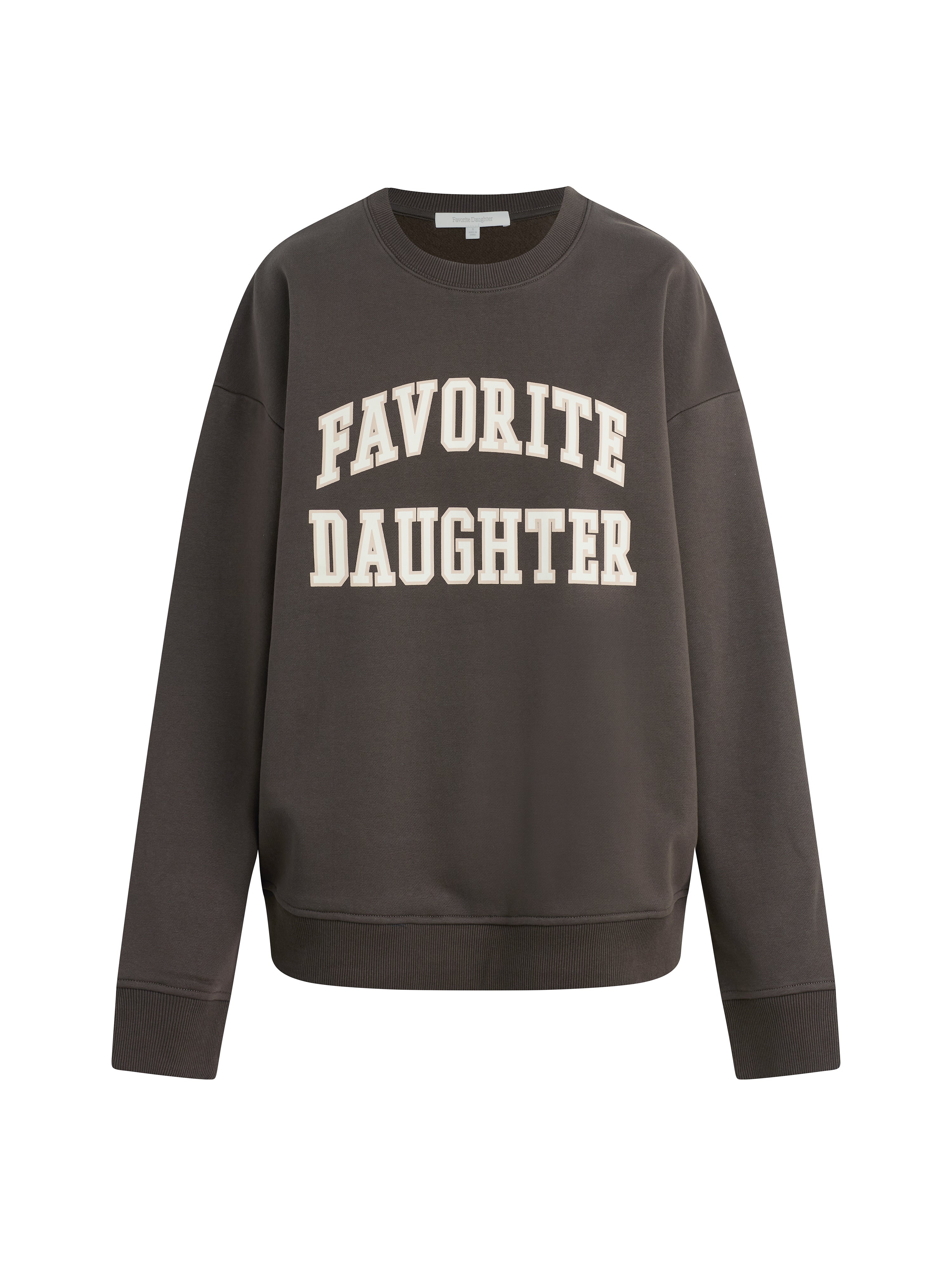 Favorite Daughter Collegiate Sweatshirt - Coffee/Gardenia - Gabrielle's Biloxi
