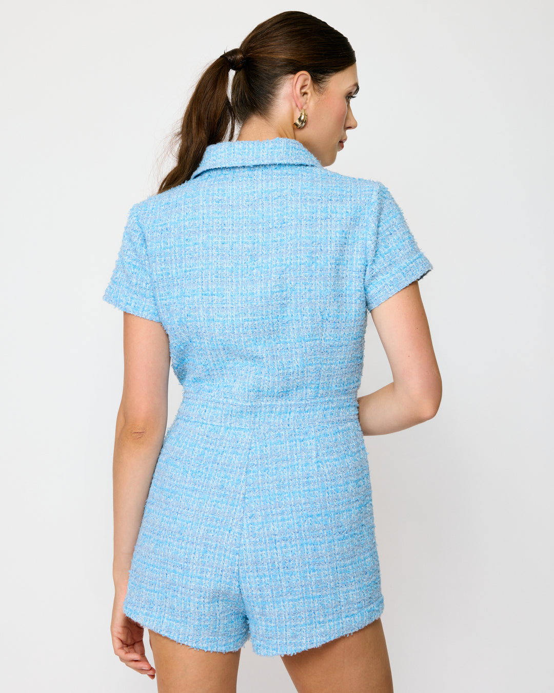 Line and Dot Kaea Romper - Blue - Gabrielle's Biloxi