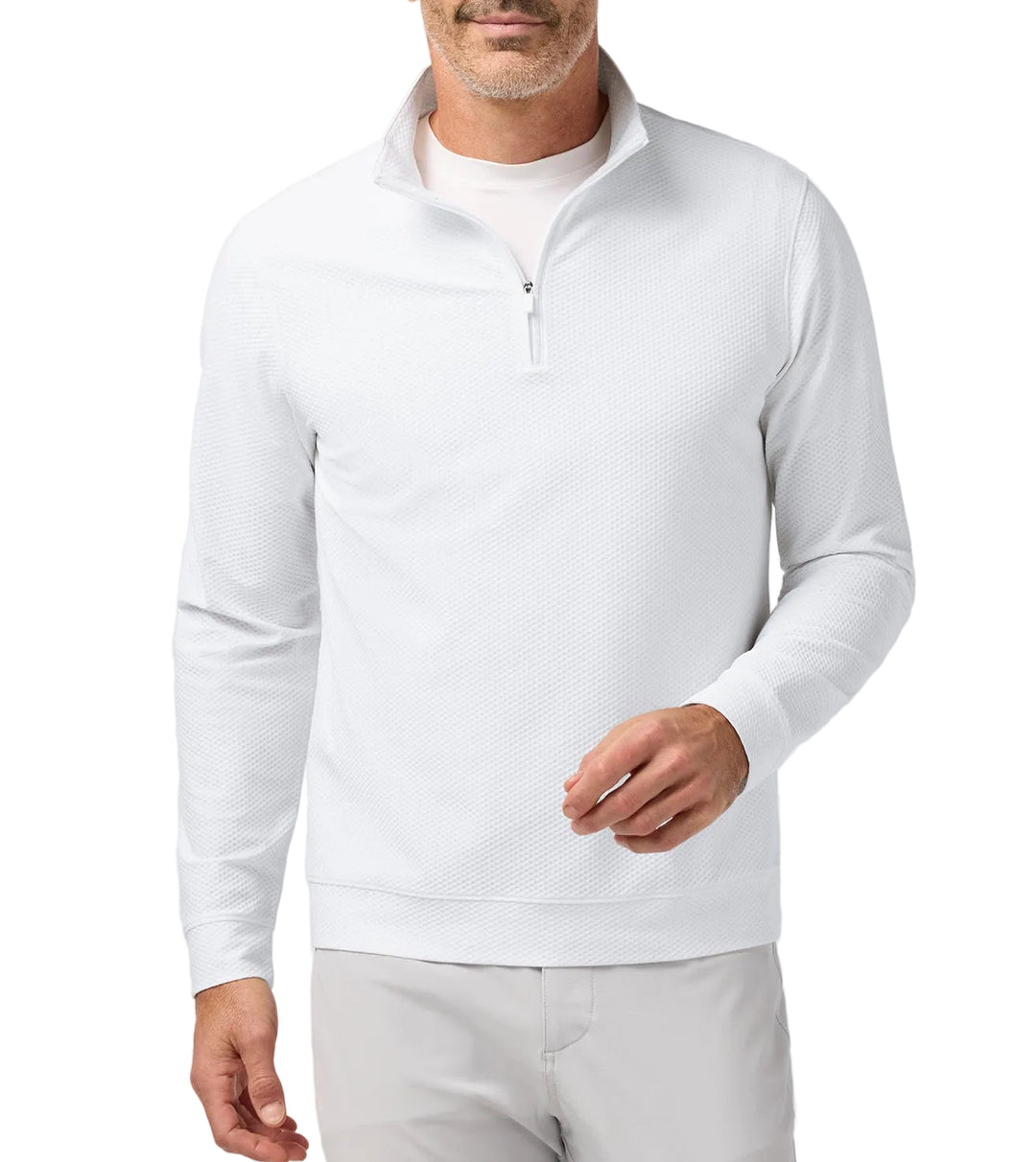Mizzen+Main Easton Quarter Zip - White - Gabrielle's Biloxi