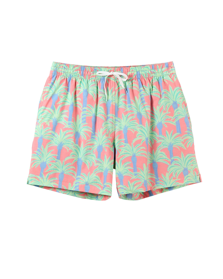 Chubbies The Easy Breezys 5.5" - Faded Coral Palms (Lined) - Gabrielle's Biloxi