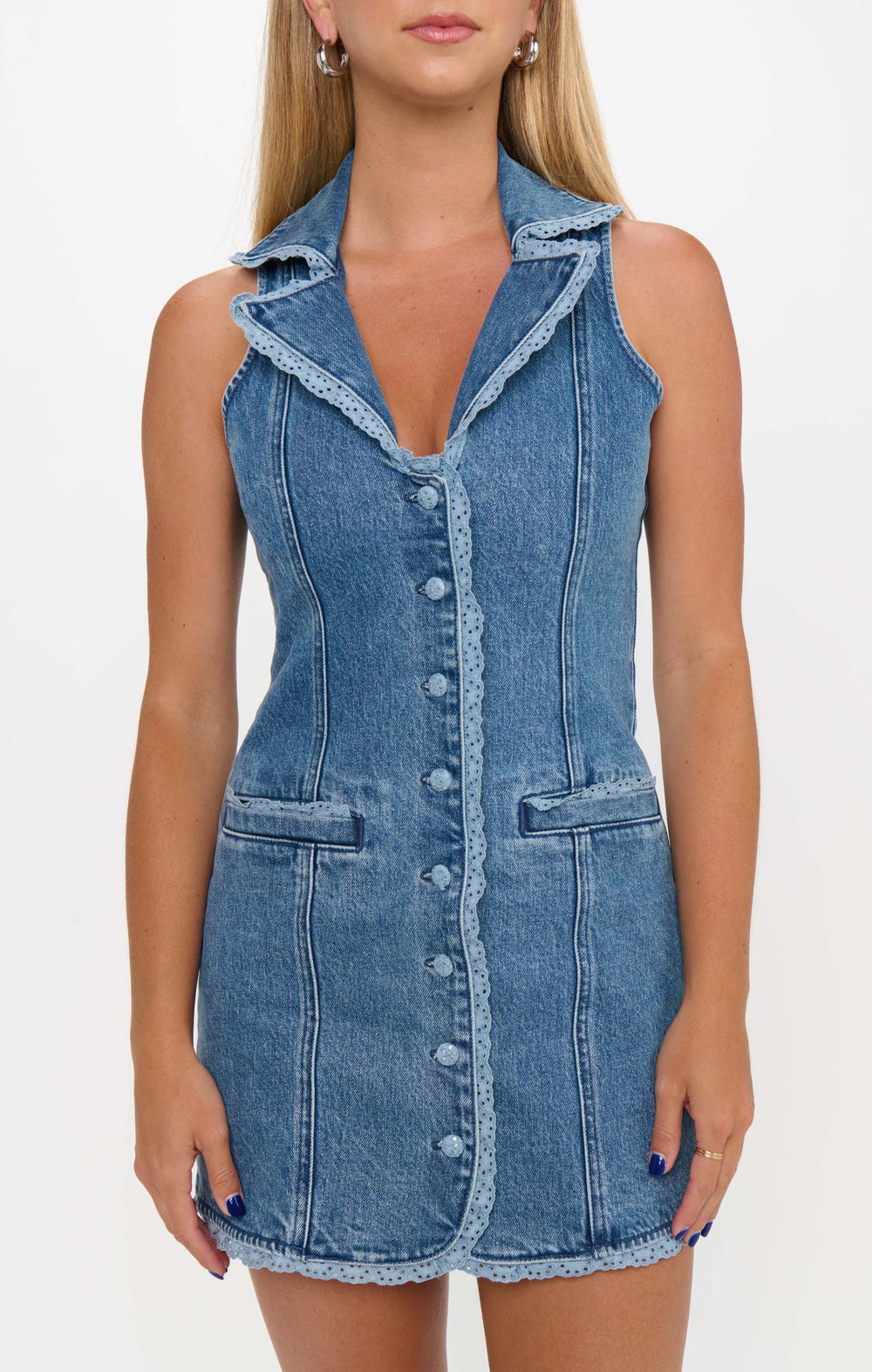 Show Me Your Mumu Maddox Dress - Waterfall Blue - Gabrielle's Biloxi