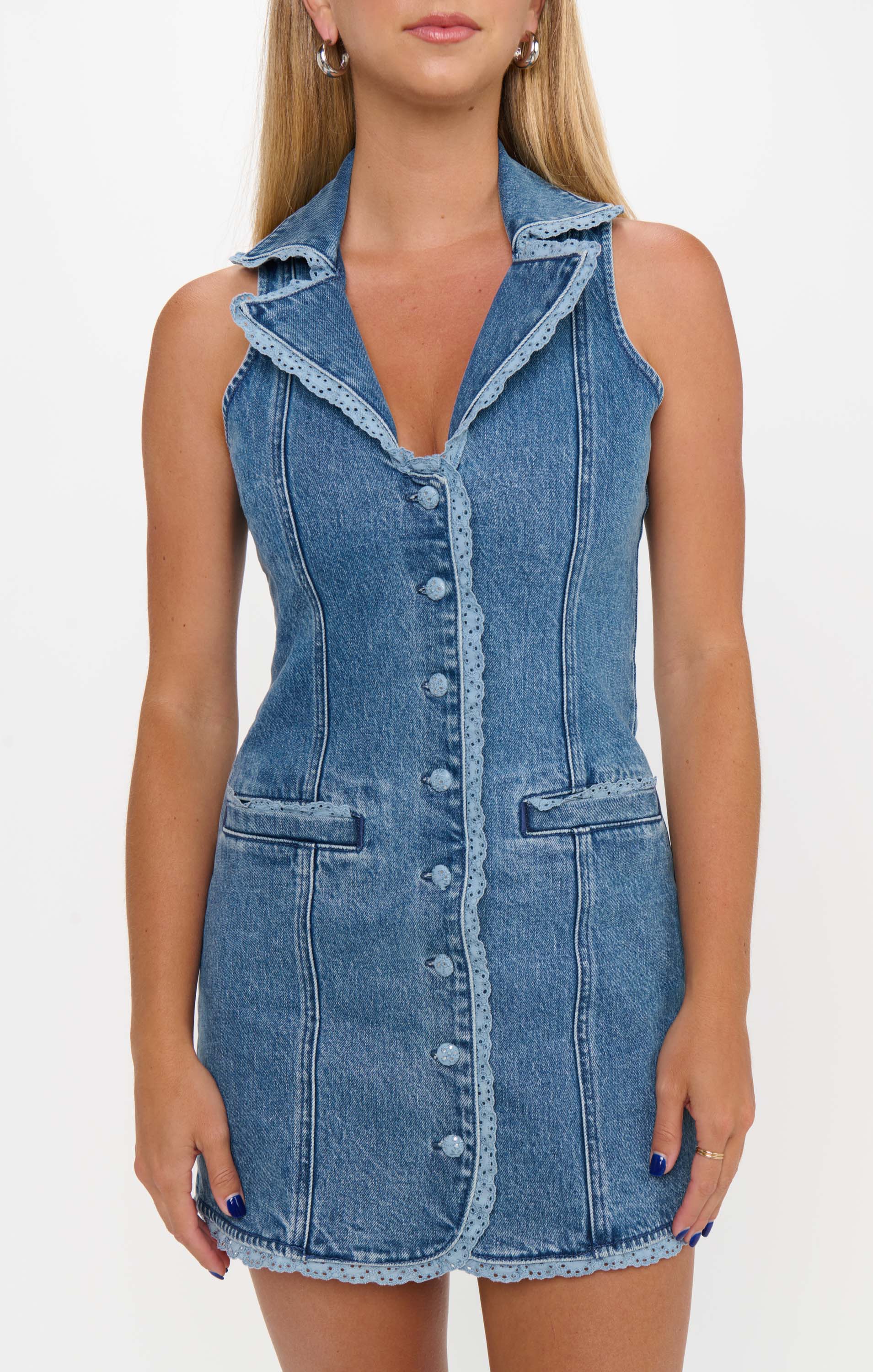 Show Me Your Mumu Maddox Dress - Waterfall Blue - Gabrielle's Biloxi