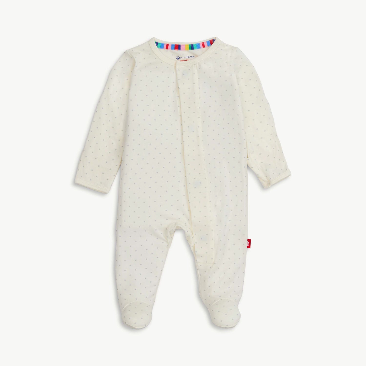 Magnetic Me Pin Dot Cream Footie