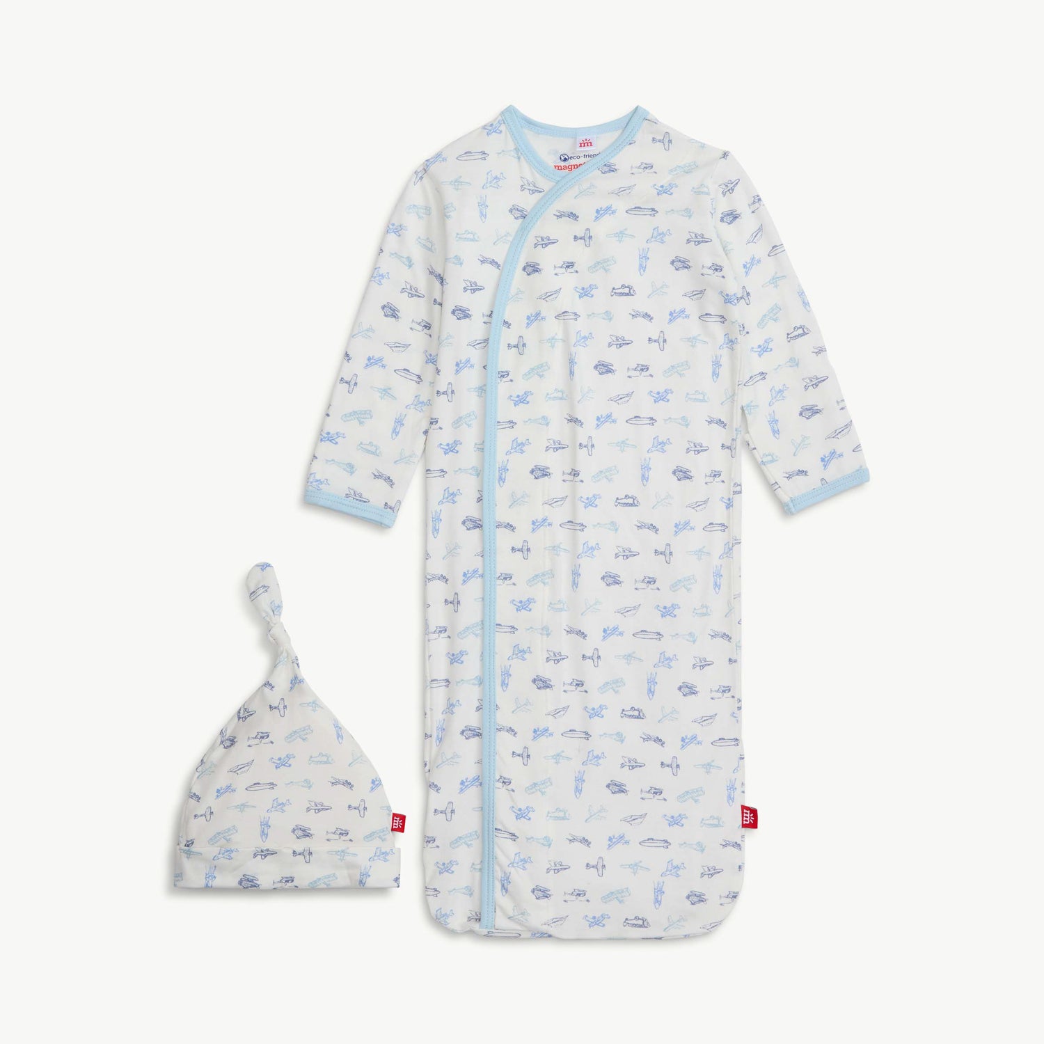 Magnetic Me Airplanes Gown + Hat Set