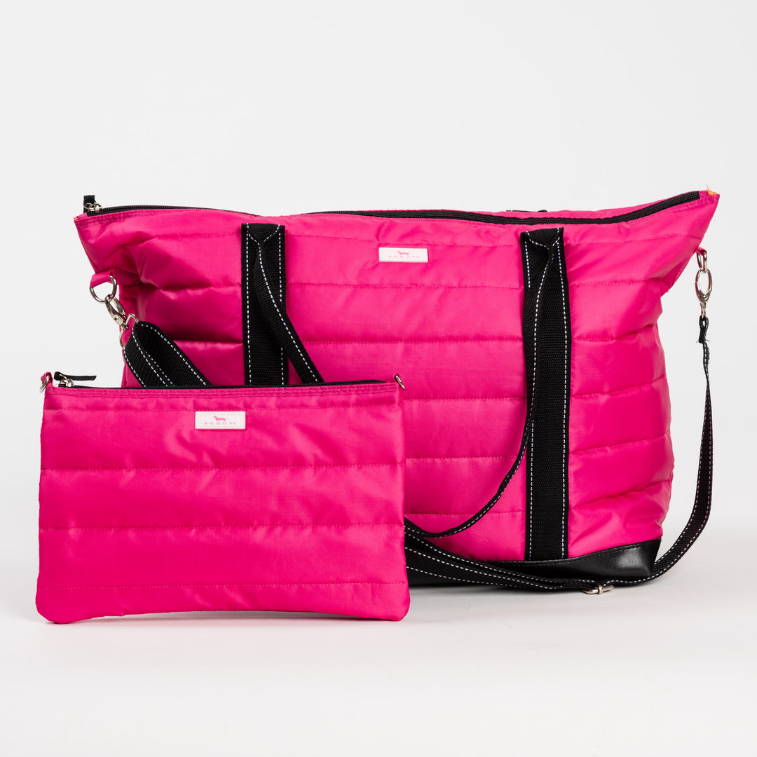 Scout Triple Advisor Travel Bag - Pink Puffer - Gabrielle's Biloxi