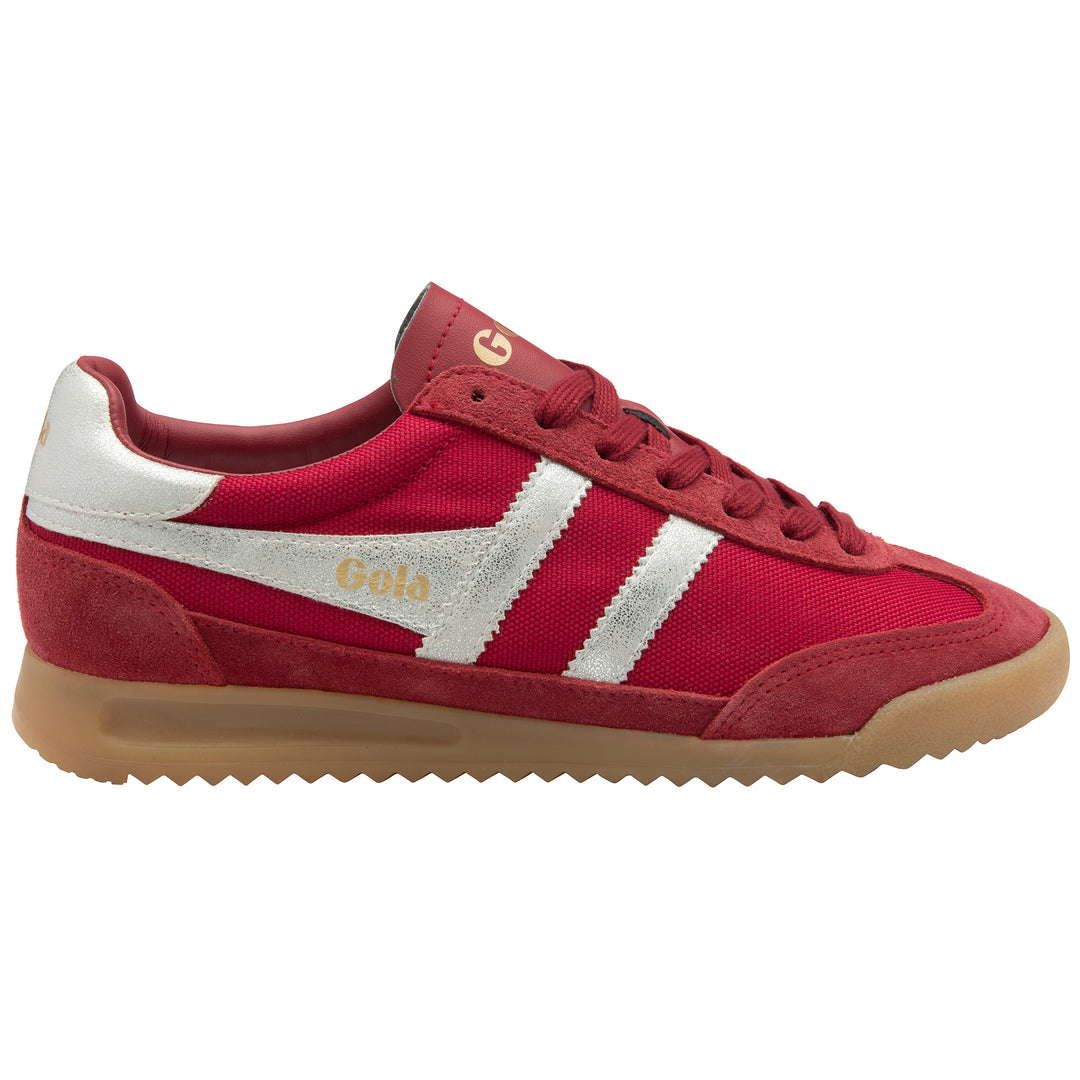 Gola Women's Tornado Sneakers - Deep Red/Silver - Gabrielle's Biloxi
