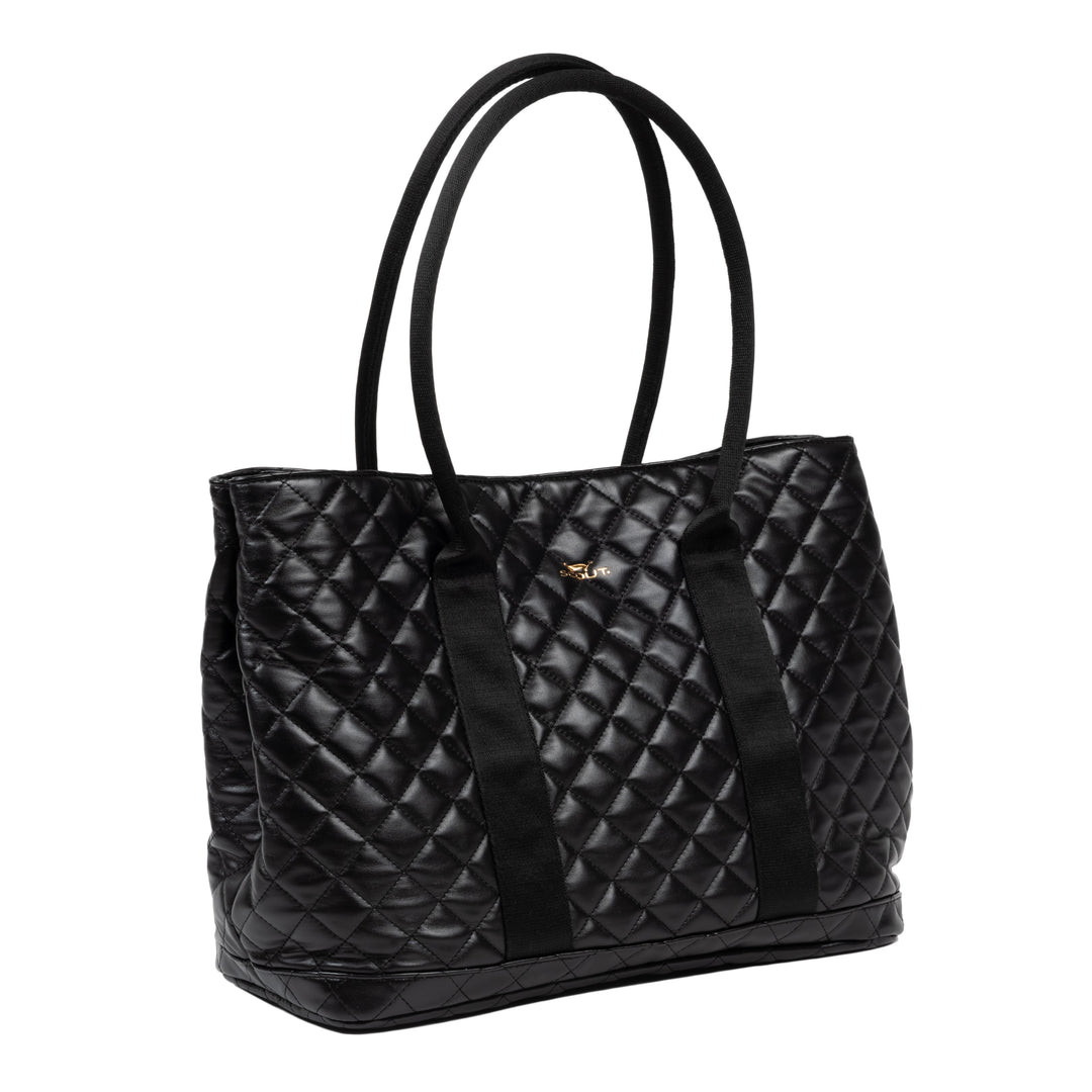 Scout Miss Manors Tote - Black Quilted - Gabrielle's Biloxi