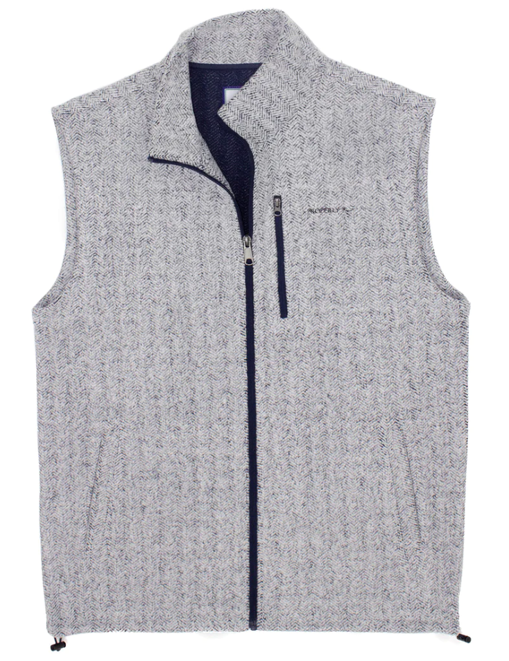 Properly Tied Upland Vest - Navy - Gabrielle's Biloxi