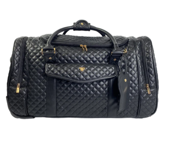 Pursen VIP Duffel Rolling Bag - Black - Gabrielle's Biloxi
