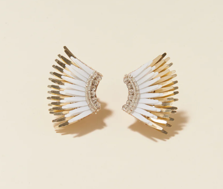 Mignonne Gavigan Mini Madeline Earrings - White Gold - Gabrielle's Biloxi