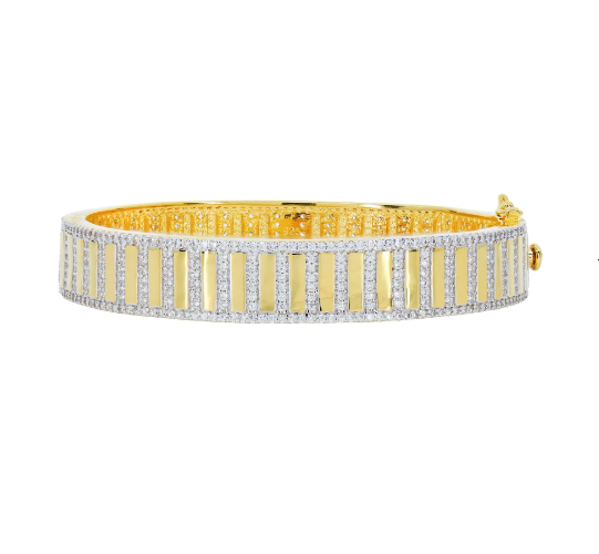 Freida Rothman Illuminating Wide Hinge Bangle - Gabrielle's Biloxi