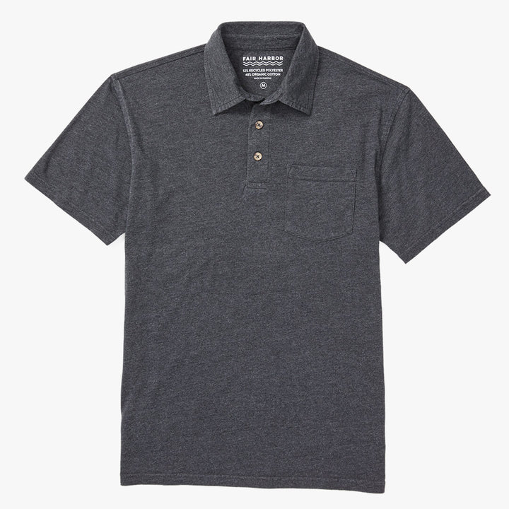 Fair Harbor The Atlantic Polo - Charcoal - Gabrielle's Biloxi