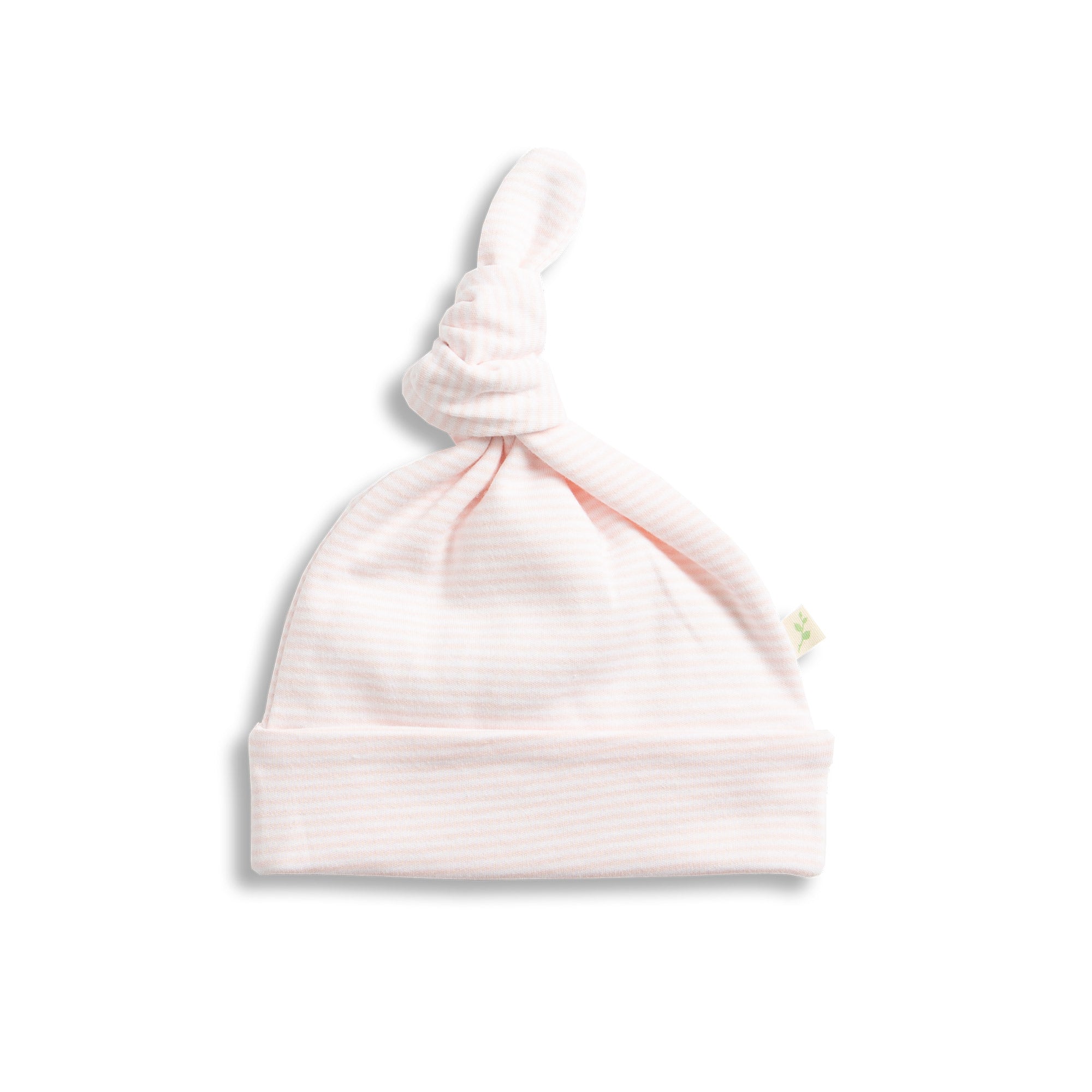 Tiny Twig Knotted Beanie Pink Stripes - Gabrielle's Biloxi