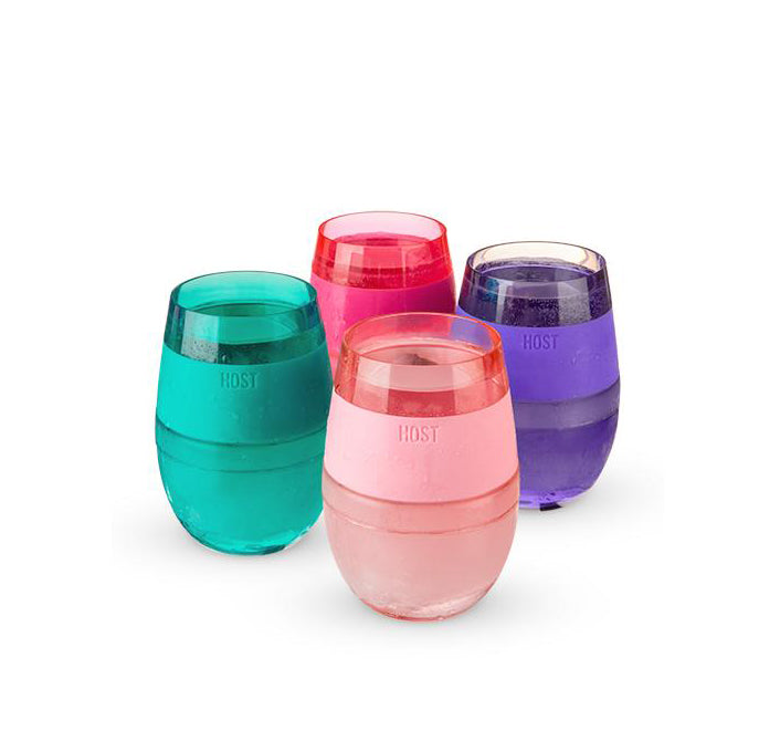 Wine Freez Translucent Cooling Cups - Set of 4 - Gabrielle&