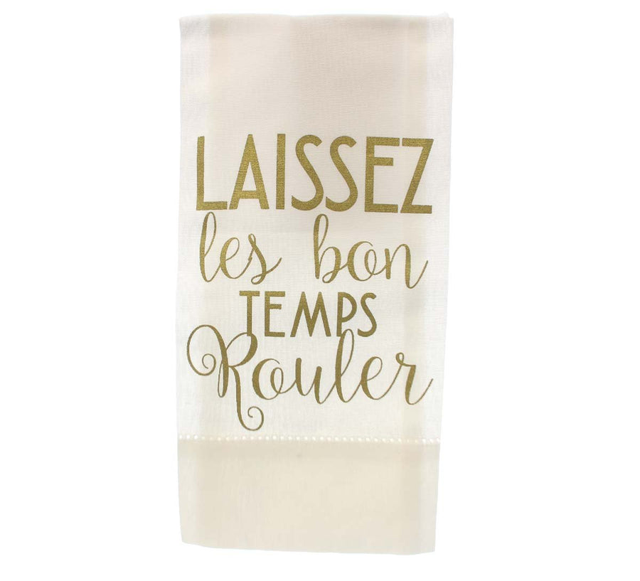 Laissez Hemstitch Hand Towel - Gabrielle's Biloxi