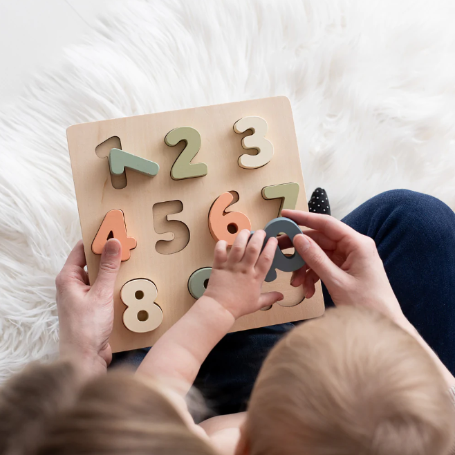 Wooden Puzzle Numbers - Gabrielle's Biloxi