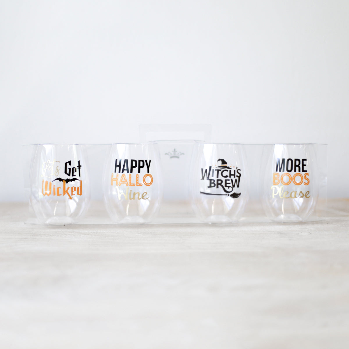 More Boos To Go Wine Glasses - Gabrielle's Biloxi
