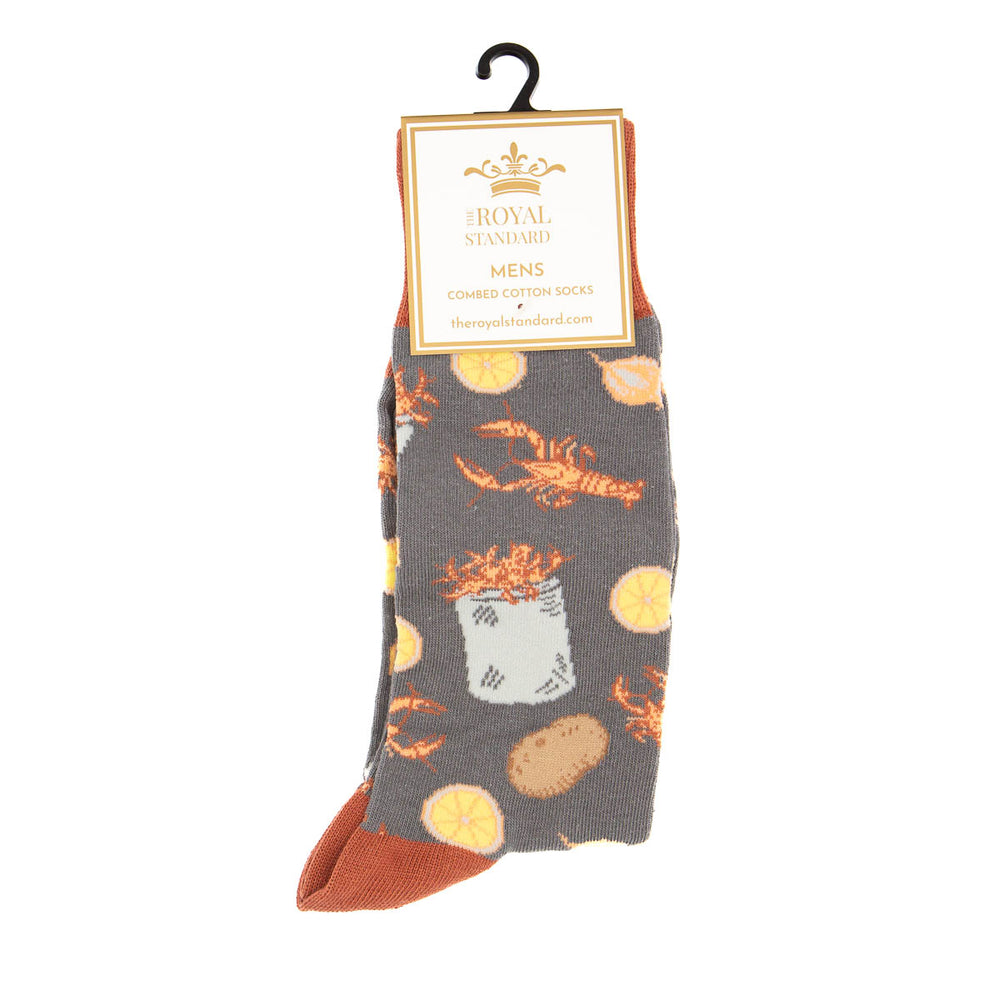 Men's Crawfish Boil Socks - Gabrielle's Biloxi