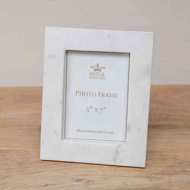 Marble Photo Frame White - Gabrielle's Biloxi