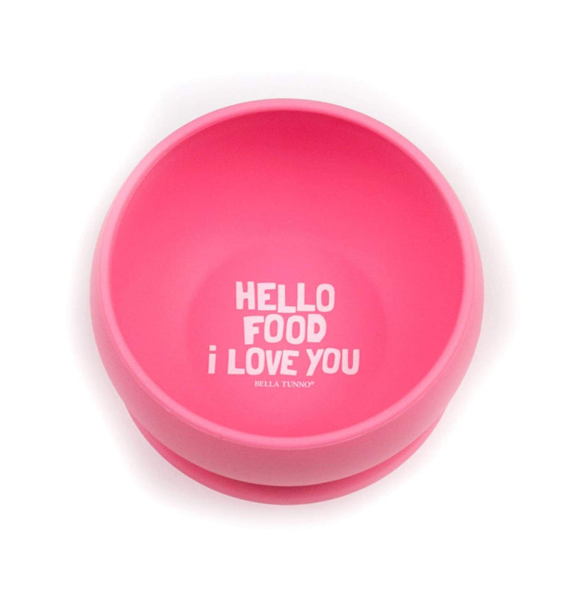Hello Food I Love You Suction Bowl - Gabrielle&