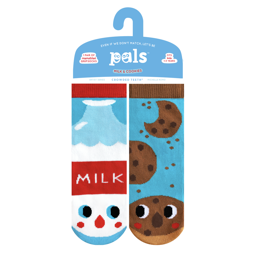 Milk & Cookies | Kids Socks | Collectible Mismatched Socks - Gabrielle's Biloxi