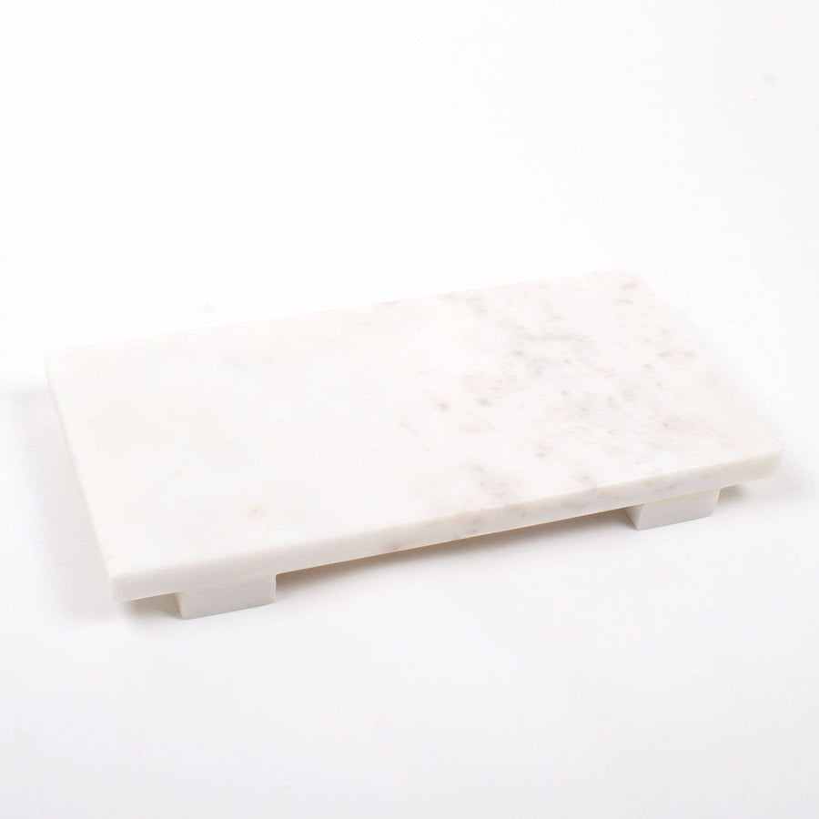 White Marble Cheese Board - Small - Gabrielle's Biloxi